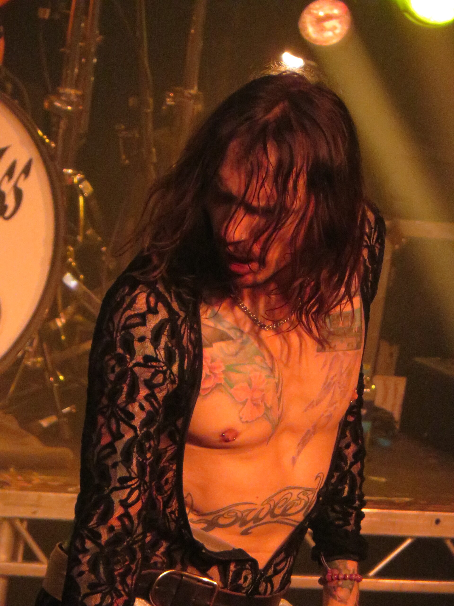 Justin Hawkins of the Darkness at the Melkweg in Amsterdam